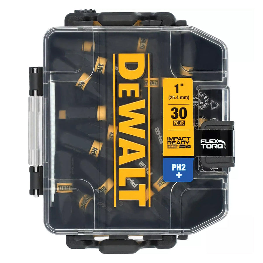 DEWALT FLEXTORQ® 1" PH2 W/SBS 30pc